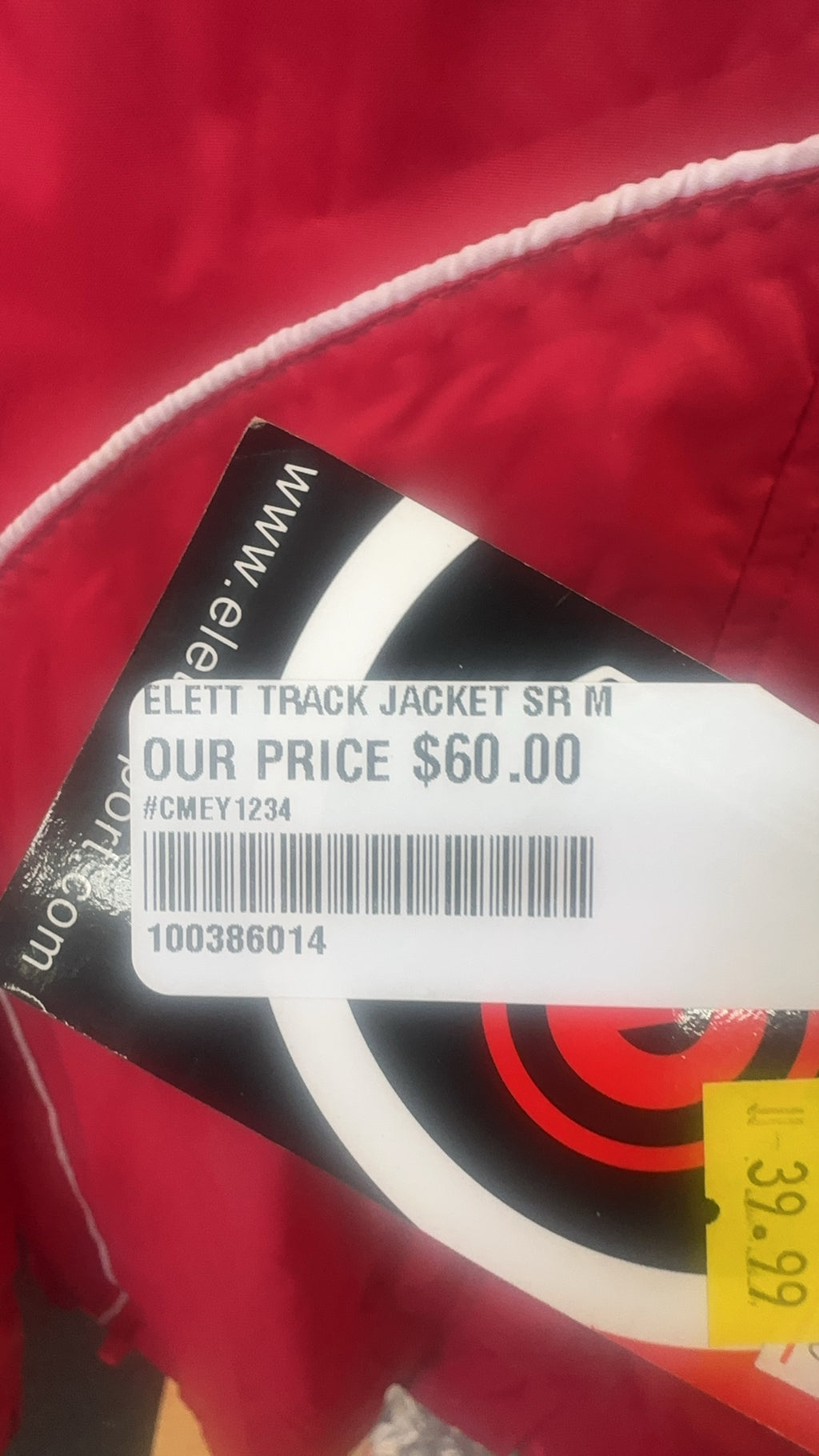 Eletto Red Track Jacket - Senior Medium