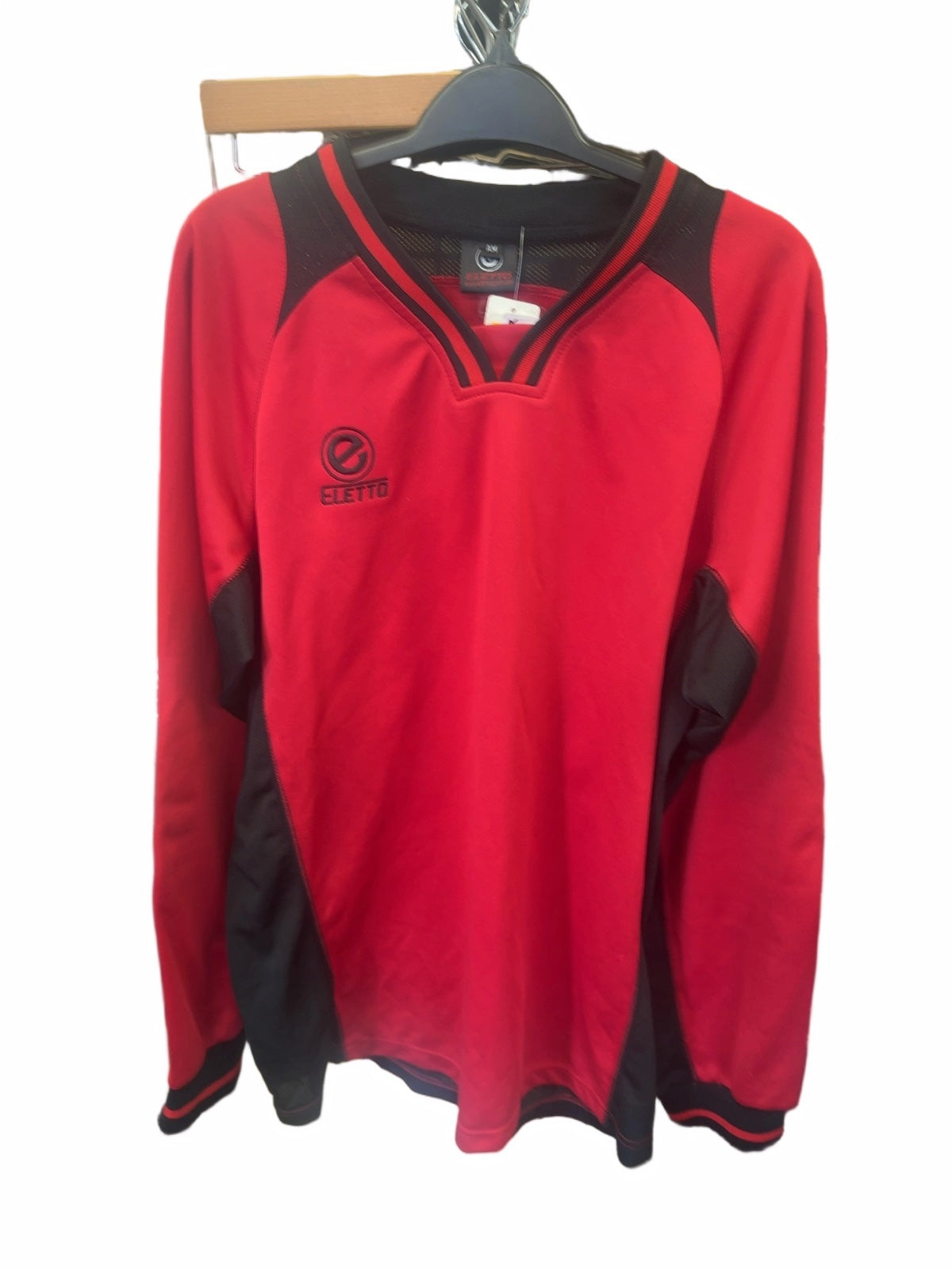 Eletto Soccer Goalie Jersey - Red/Black - Senior Medium
Brand new with tags
