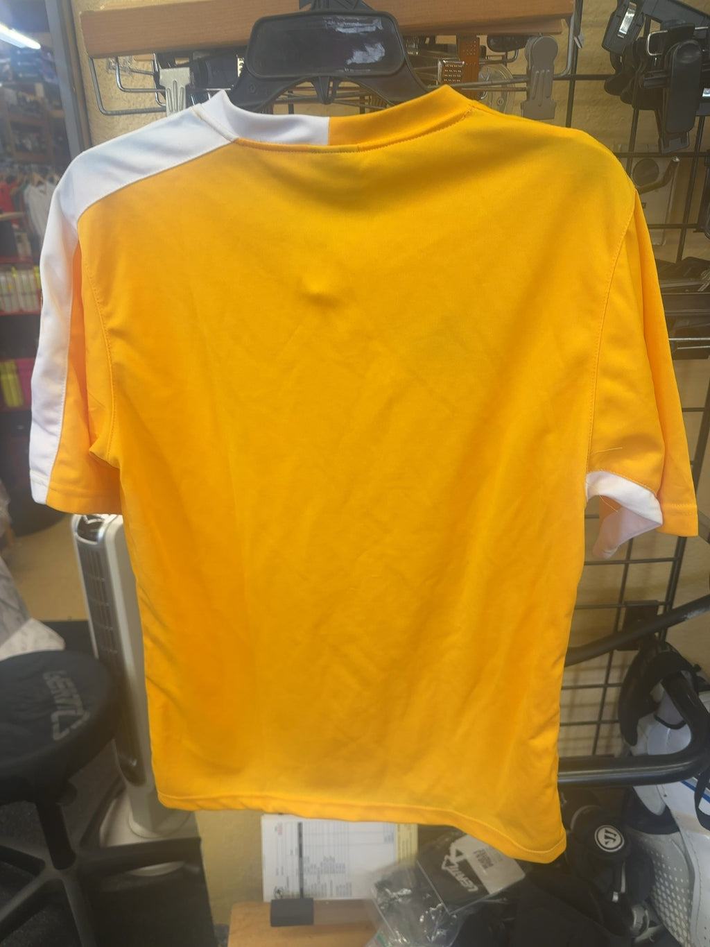 Eletto Soccer Jersey - Yellow/White - Senior Small