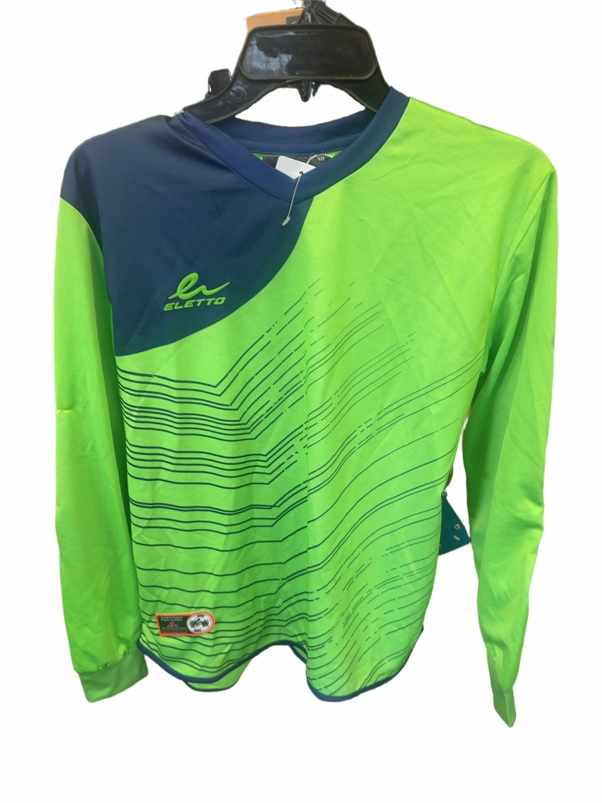 Eletto Youth Large Soccer Goalie Jersey - Lime Green/Navy
Brand new with tags