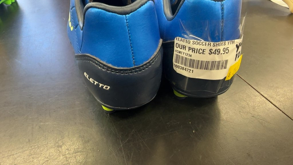 Eletto Youth Soccer Cleats Blue Size 12