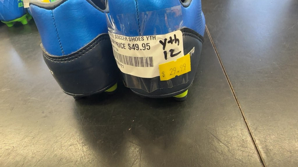 Eletto Youth Soccer Cleats Blue Size 12