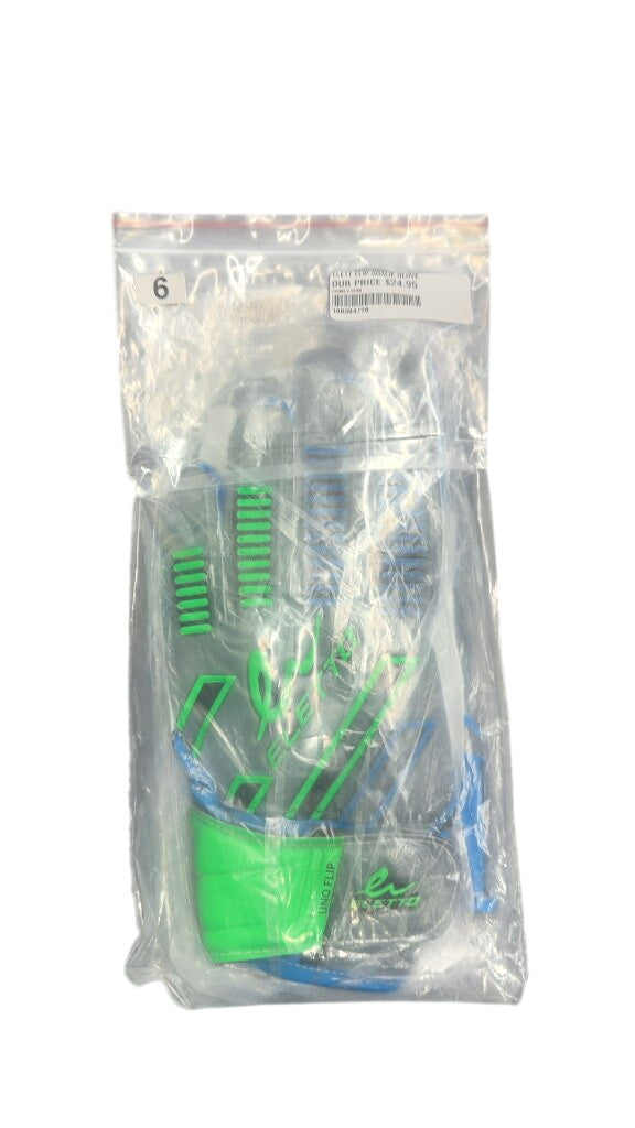 Elite Sport Uno Flip Soccer Goalie Gloves - Size 6-brand new