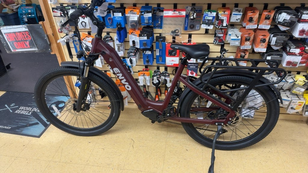ENVO ST50 Electric Bike Maroon New  Large