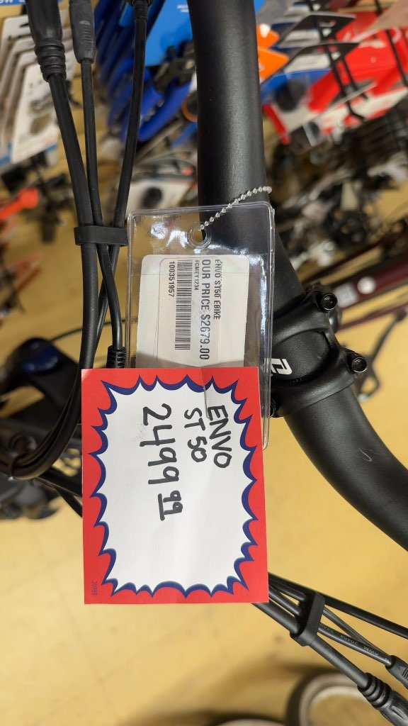 ENVO ST50 Electric Bike Maroon New  Large