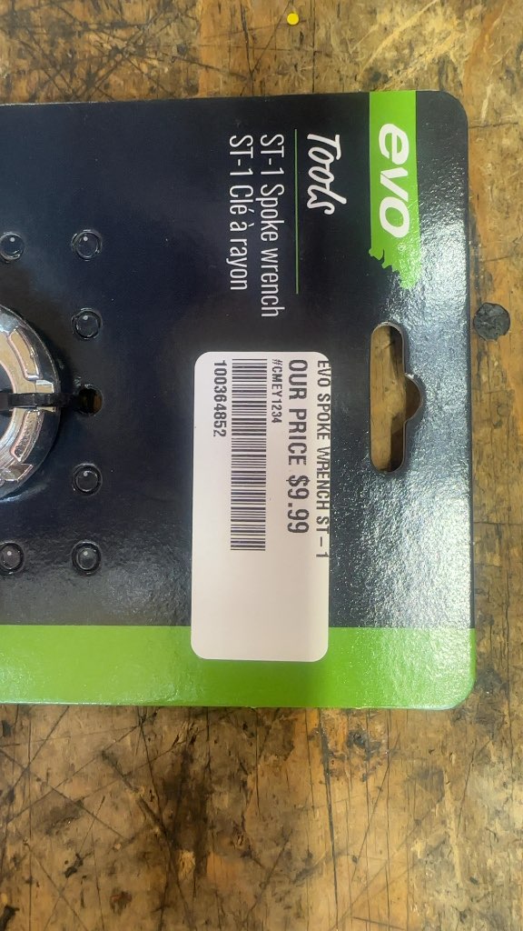 Evo Spoke Wrench ST-1 New 9-15 Gauge