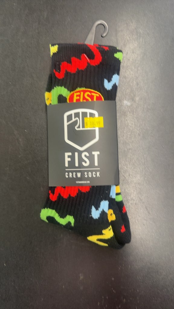 FIST Crew Socks Snakey New Size L-XL