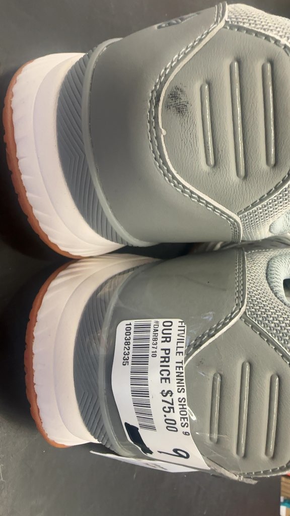 FitVille Tennis Shoes Grey New Size 9