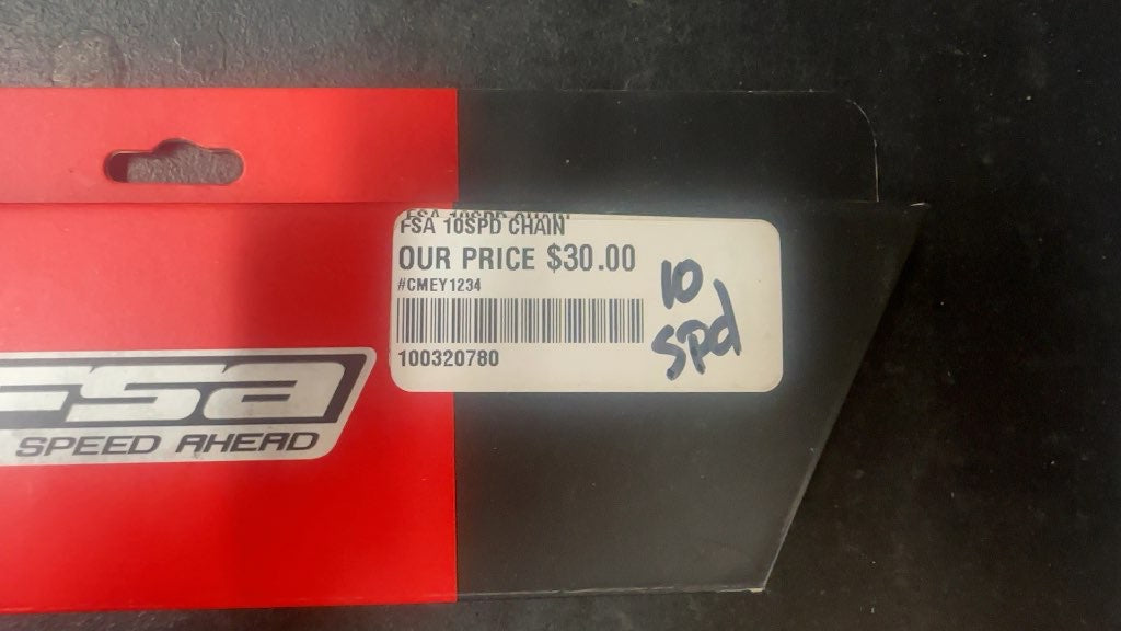 FSA Bike Chain Team Issue 10-Speed New 116 Links