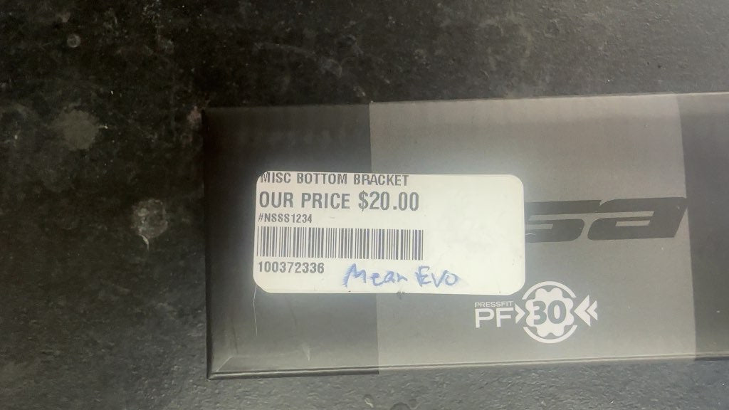 FSA MegaEVO BB-EVO7000 MTB Bottom Bracket PF30 New