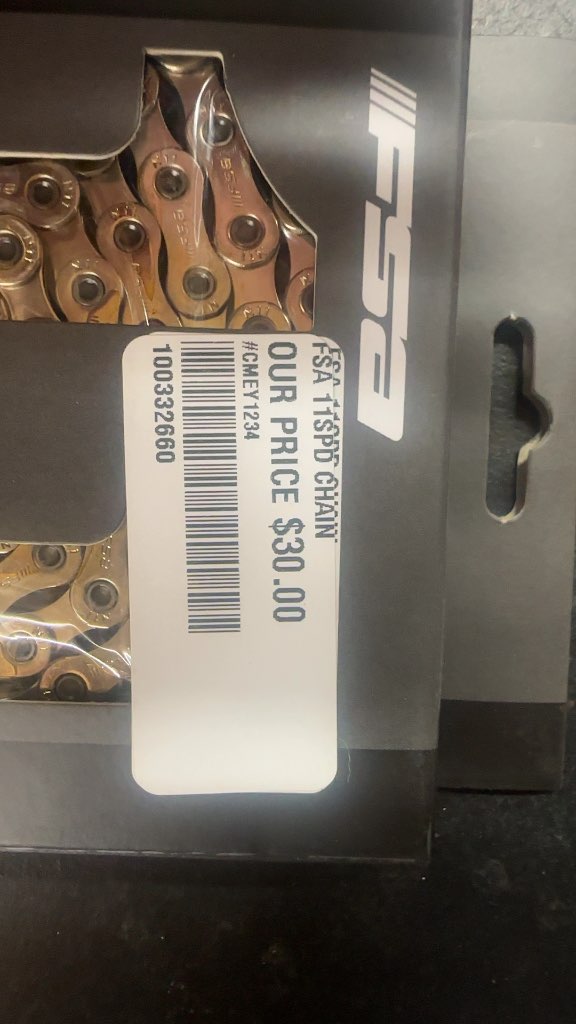 FSA Team Issue 11 Speed Bike Chain CN-1102N New 116 Links