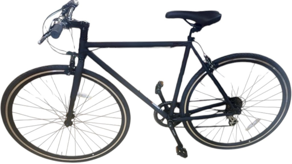 Fyxation Pixel 7 7-Speed Hybrid Bike - Black - 50cm
