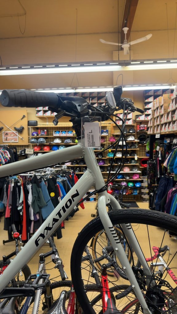 Fyxation Urbex Hybrid Bike Light Grey New Large