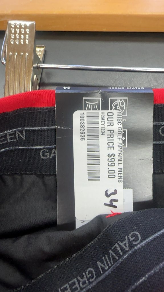 Galvin Green Golf Shorts Red New Size 34
