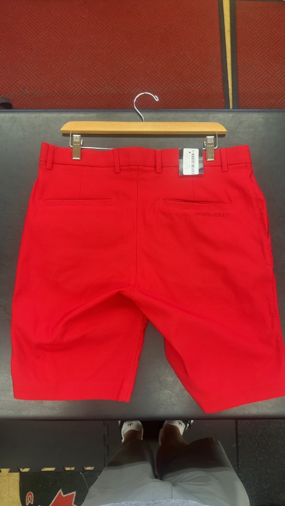Galvin Green Golf Shorts Red New Size 34