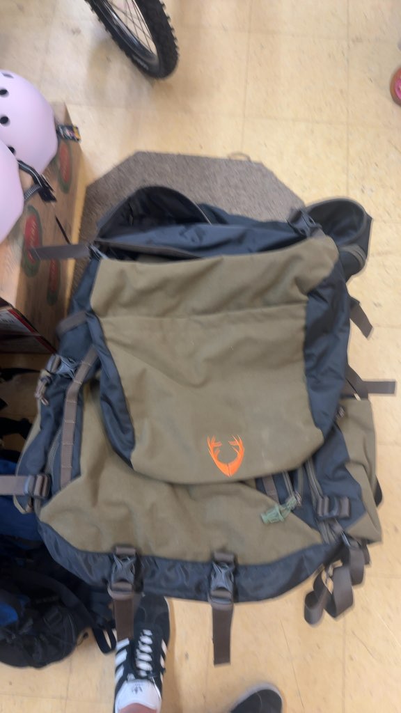 Huntshield 60L Hunting Backpack Olive/Black Good Condition