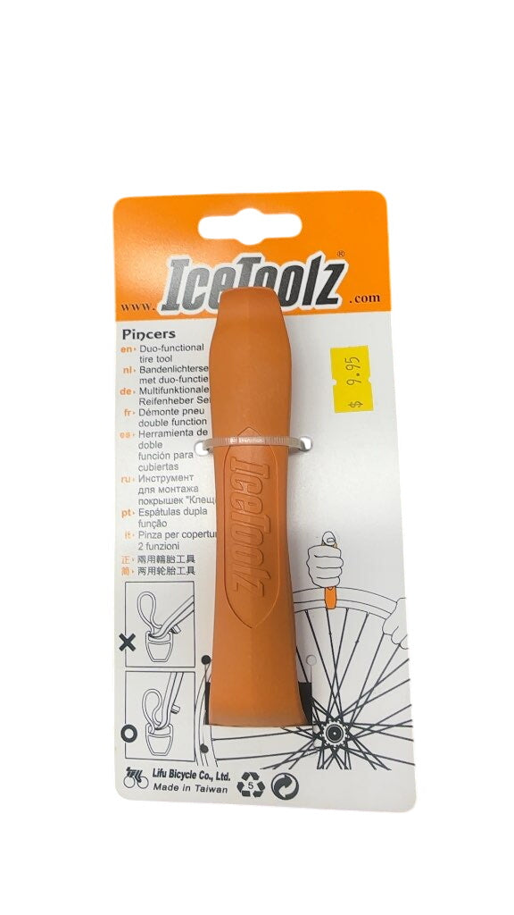 IceToolz Duo-functional Tire Tool Pincers 64A2 New Orange