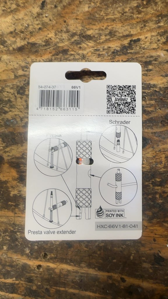 IceToolz Valve Core Tool 66V1 New Orange