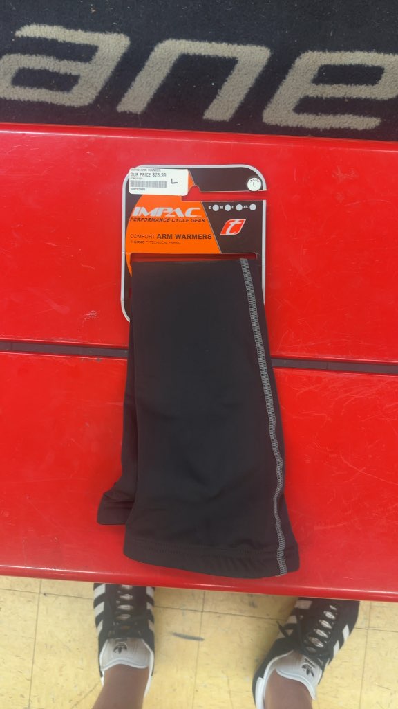 Impac Comfort Arm Warmers Black New Size L