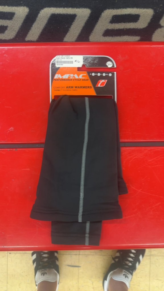 Impac Comfort Arm Warmers Thermo Technical Fabric New XL