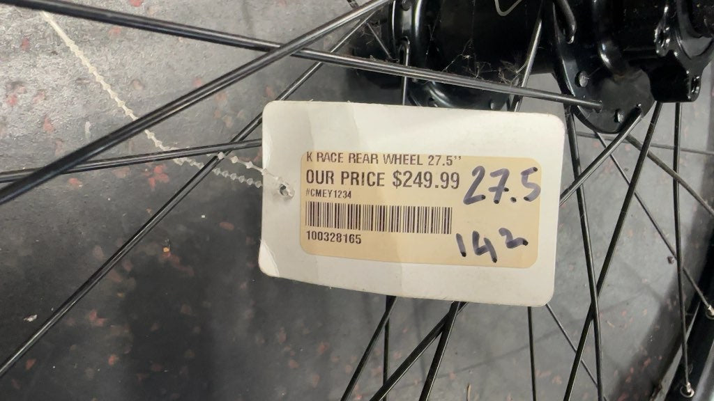 K-Race 27.5" Rear Bicycle Wheel