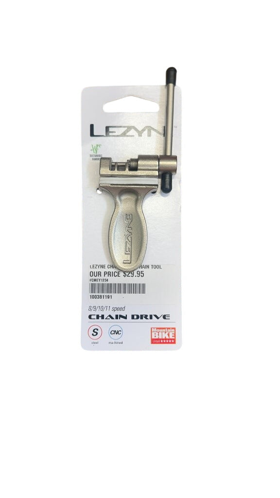 Lezyne Chain Tool Chain Drive 8/9/10/11 Speed New Silver