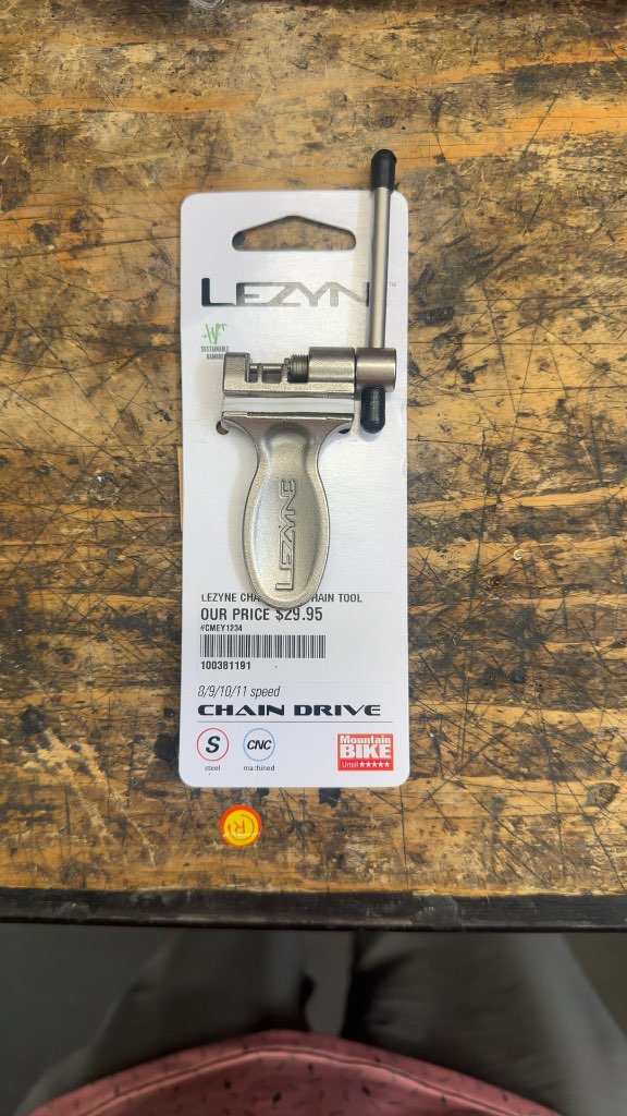 Lezyne Chain Tool Chain Drive 8/9/10/11 Speed New Silver