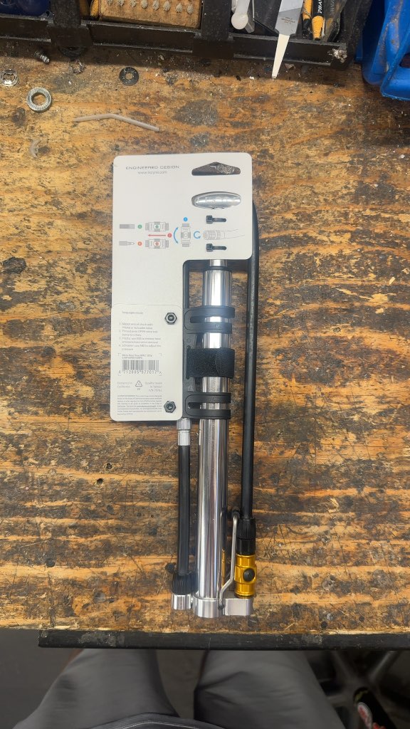 Lezyne Micro Floor Drive HPG Pump Silver New on Card