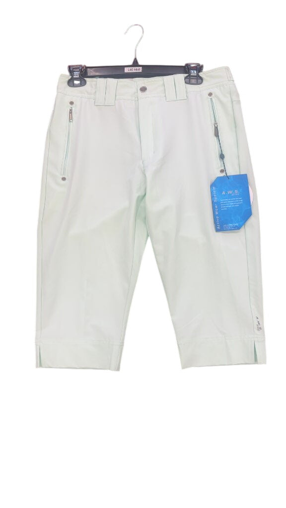 Luhta A.W.S. Active Golf Capris Slim Fit Mint Green New Size 36