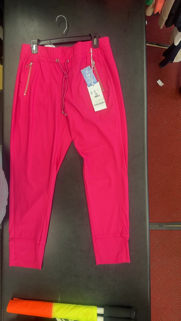 MAC Jeans Easy Active Golf Pants Pink NWT Size 42