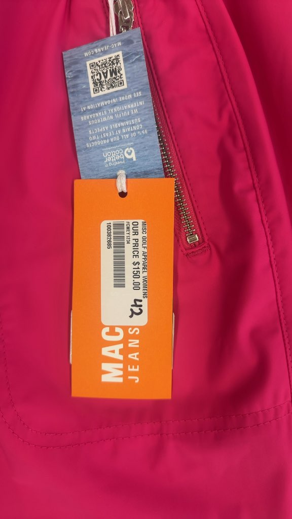MAC Jeans Easy Active Golf Pants Pink NWT Size 42