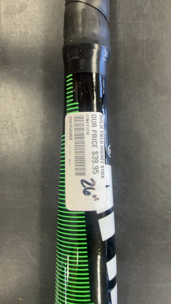 Malik Field Hockey Stick Black/Green New-Condition 26"