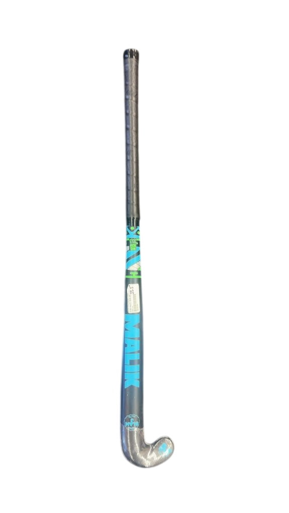Malik Slam J Field Hockey Stick Black/Blue/Green 33.5"