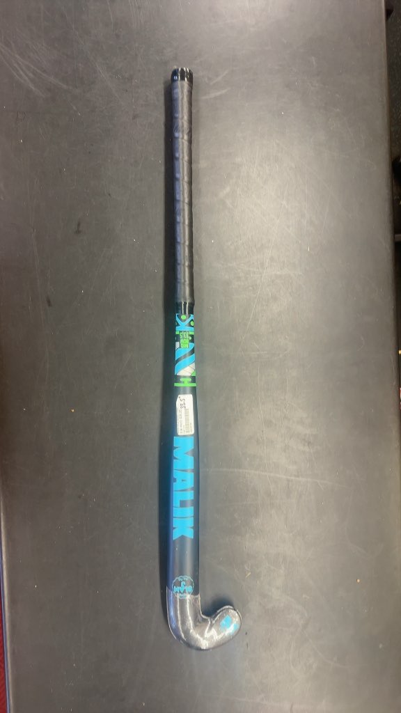 Malik Slam J Field Hockey Stick Black/Blue/Green 33.5"