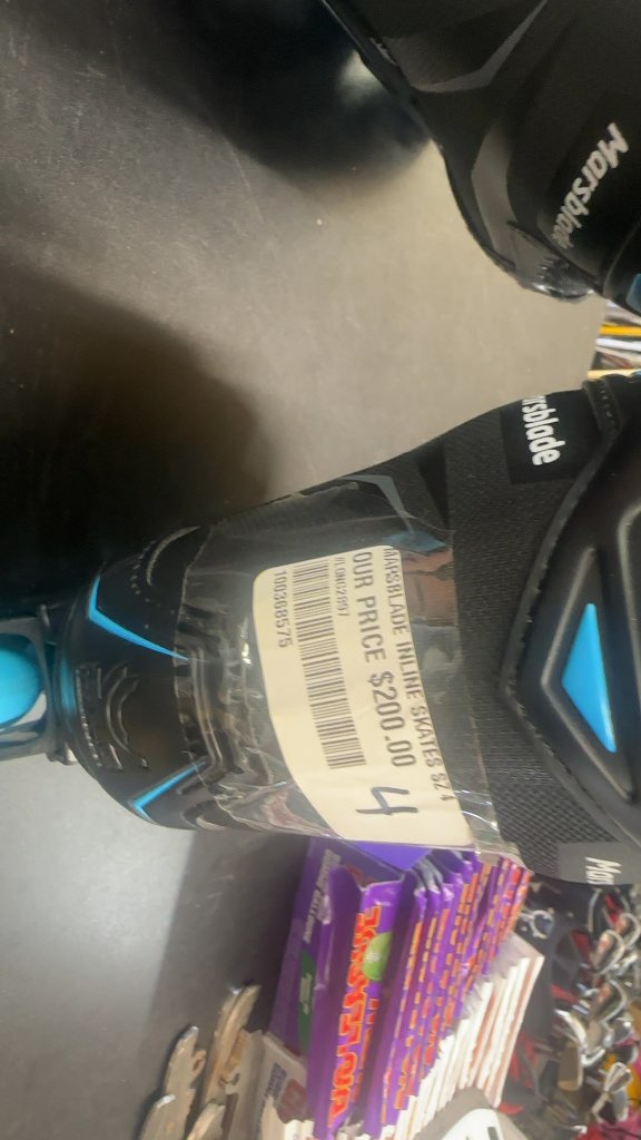 Marsblade 4D Inline Skates Black/Blue Size 4