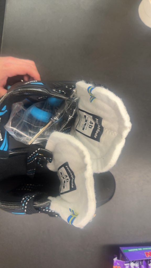 Marsblade 4D Inline Skates Black/Blue Size 4
