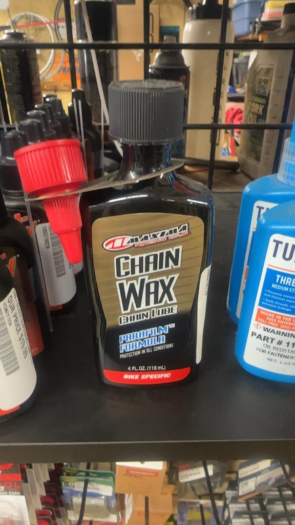 Maxima Chain Wax Parafilm Formula Bike Specific Chain Lube New 4oz