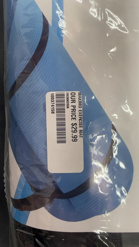 Maximo Fitness Exercise Mat New Black