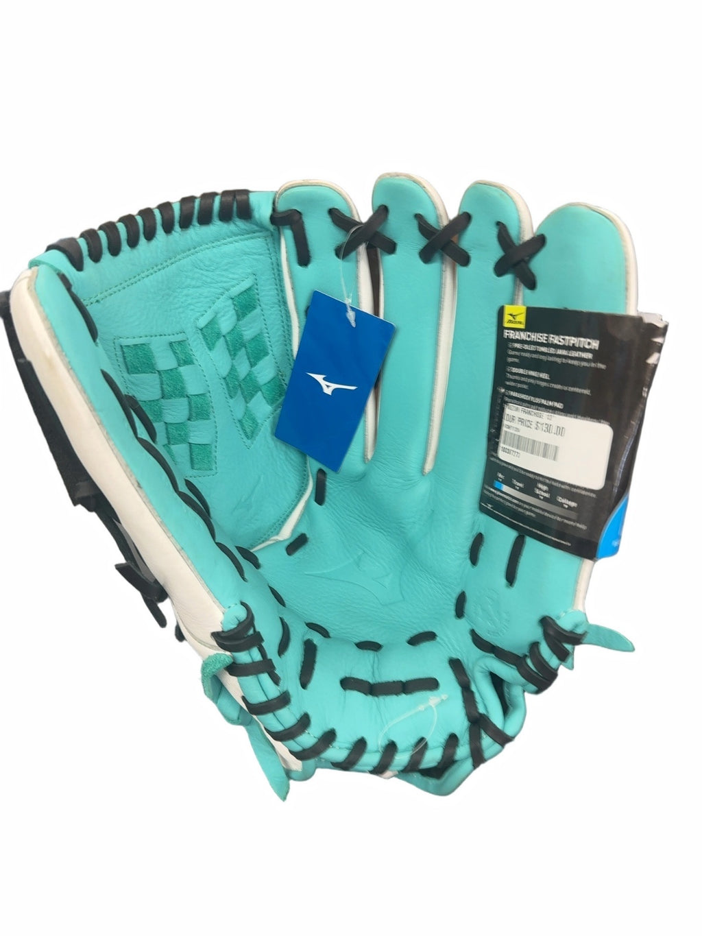 Mizuno Franchise Fastpitch 13" Softball Glove - Teal/White