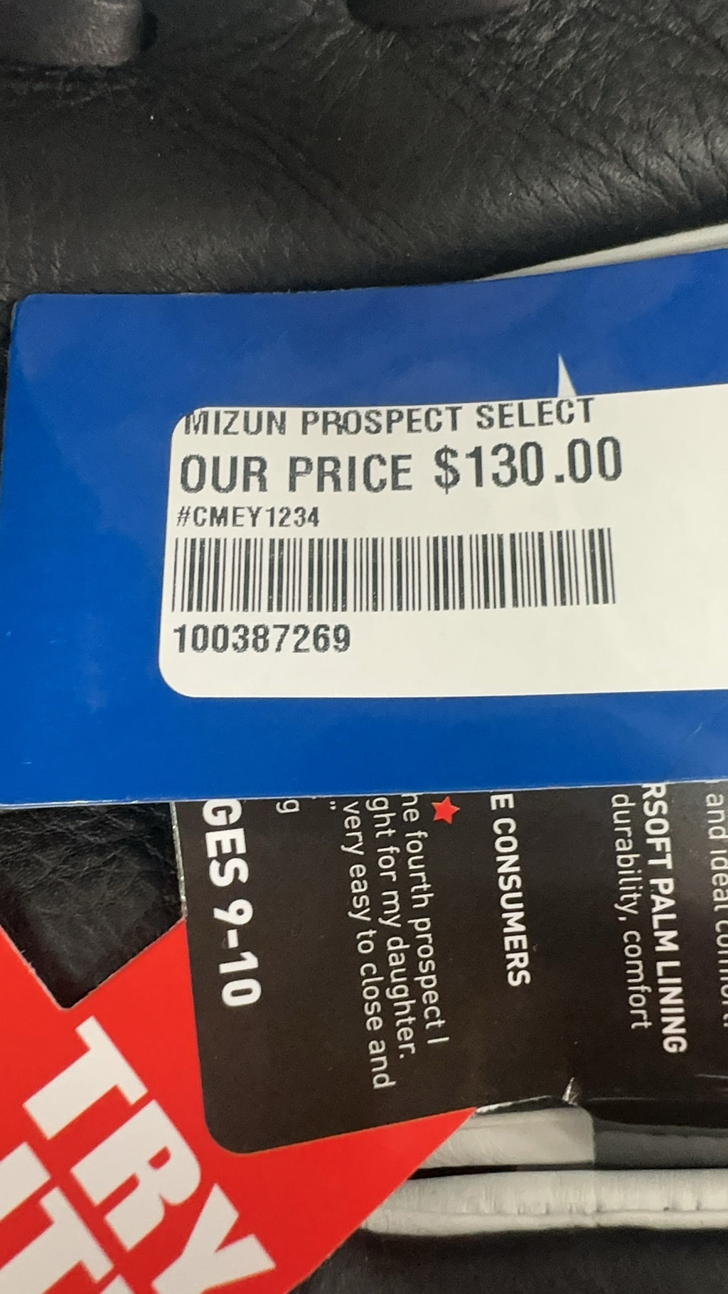 Mizuno Prospect Select 12" Youth Baseball Glove - GPSL1200F5
