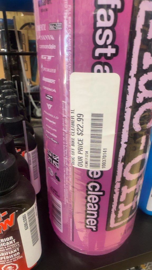 Muc-Off Nano Tech Bike Cleaner Fast Action New 1L