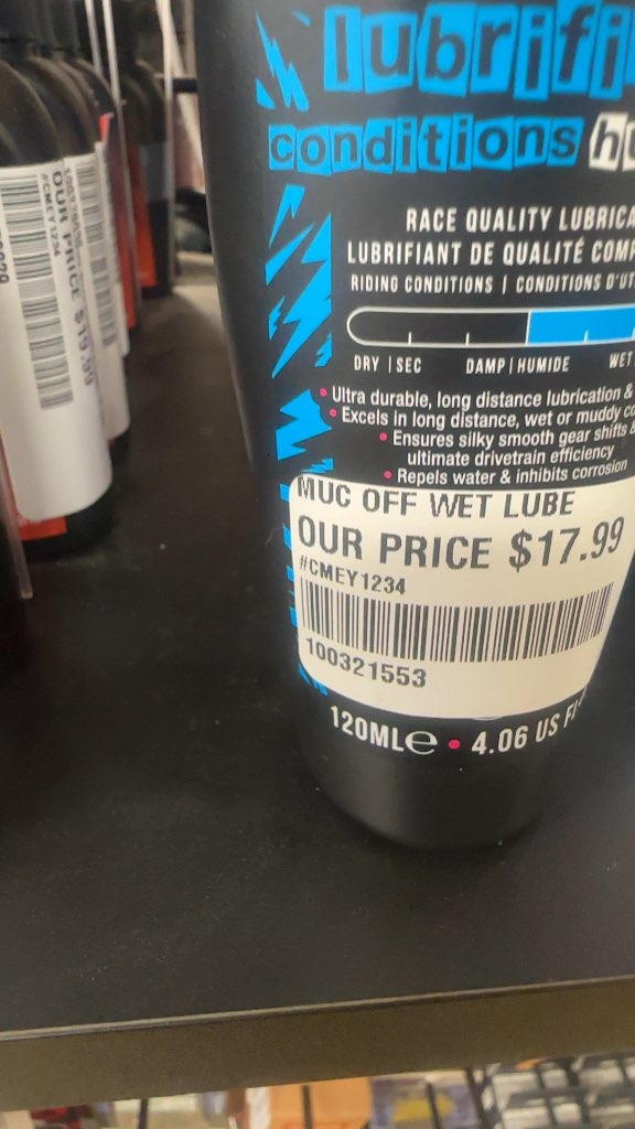 Muc-Off Wet Weather Lube New 120ml
