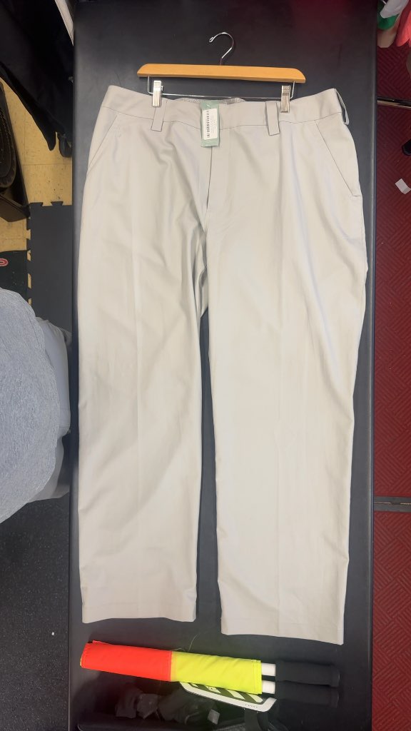 Nike Golf Relaxed Fit Pants 323368 Light Grey 40x32-New