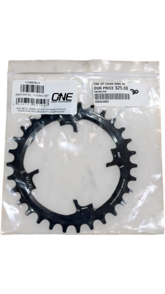OneUp Components Chainring Switch V2 Round Black Excellent Condition 30T