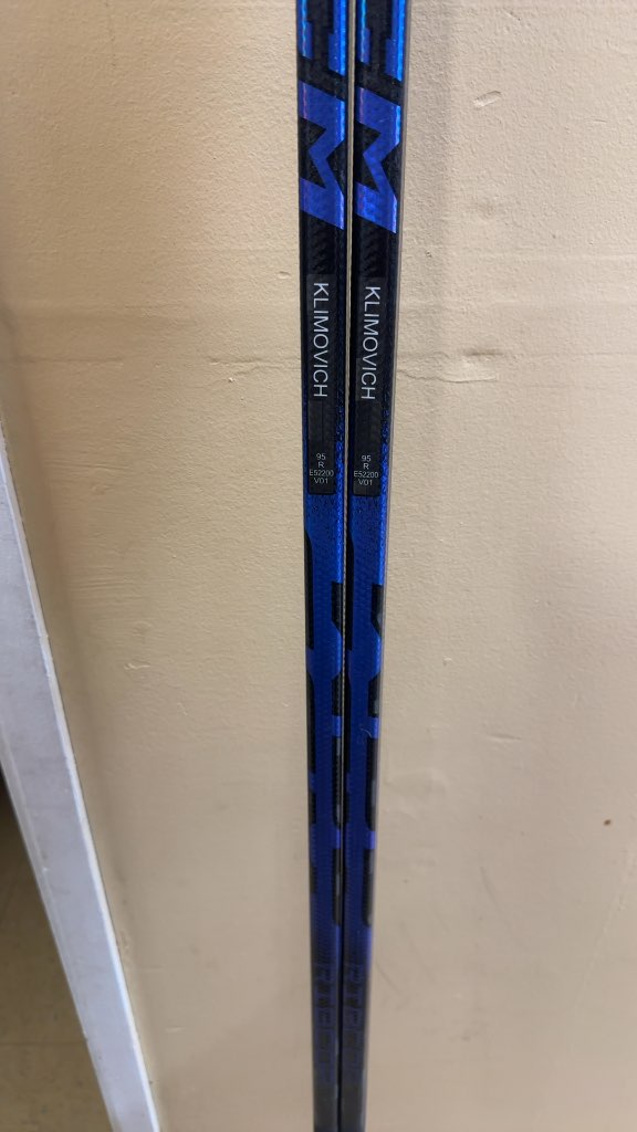 Pair of CCM Ribcor Trigger Pro Stock Hockey Sticks - 95 Flex - Right - Klimovich
Two Pack