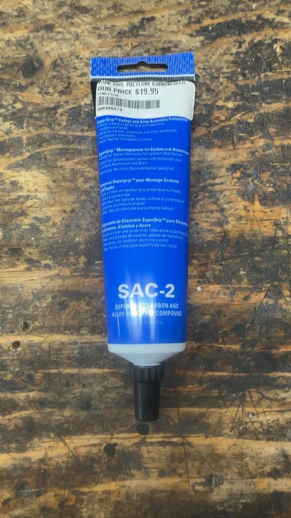 Park Tool SAC-2 SuperGrip Carbon and Alloy Assembly Compound New 4oz