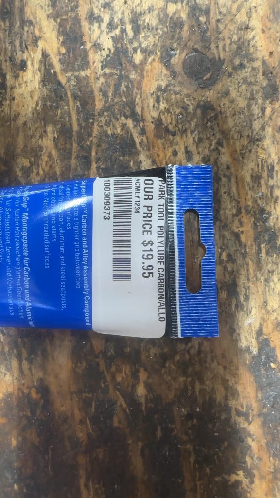 Park Tool SAC-2 SuperGrip Carbon and Alloy Assembly Compound New 4oz