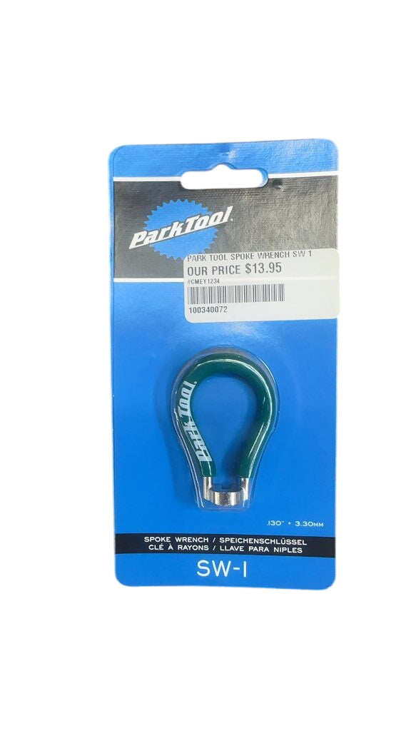Park Tool Spoke Wrench SW-1 Green New .130" / 3.30mm