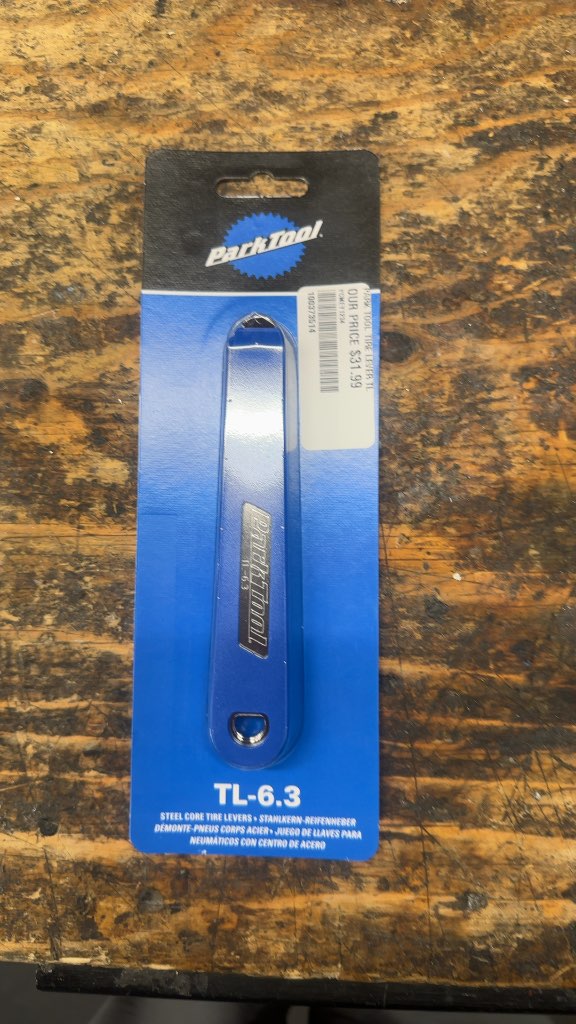 Park Tool TL-6.3 Steel Core Tire Levers New