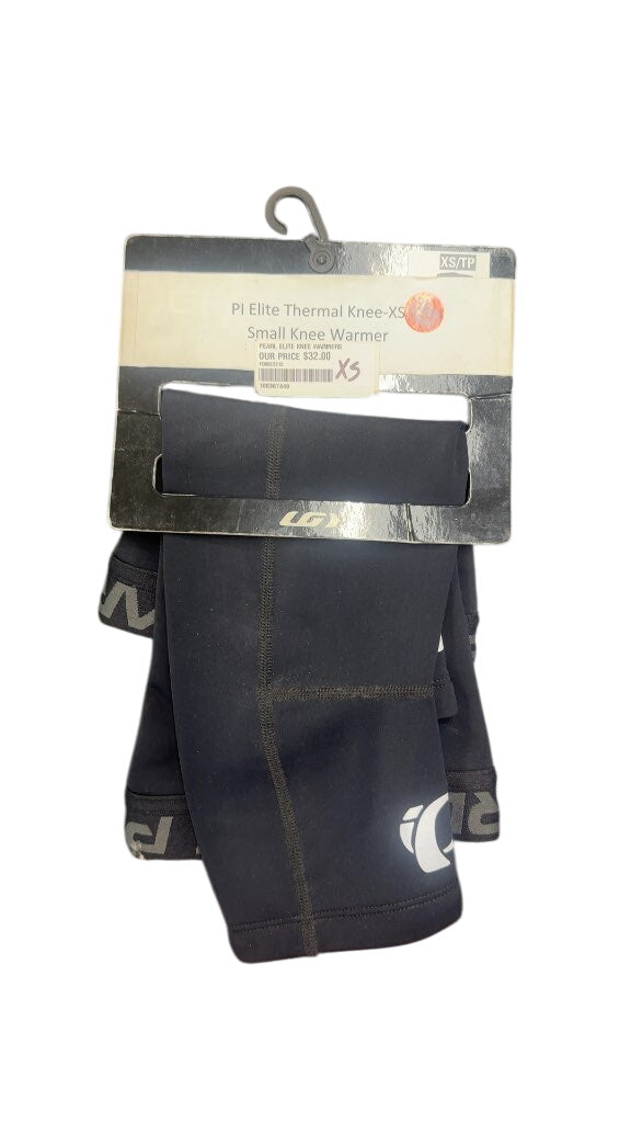 Pearl Izumi Elite Thermal Knee Warmers Black Excellent Condition XS